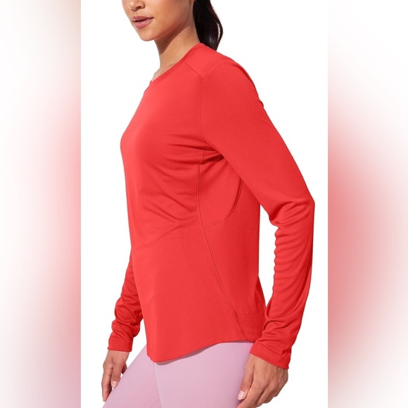 CRZ Yoga Women’s UPF 50+ Sun Long Sleeve Rash Guard Shirt Size Medium NWT - Picture 10 of 12